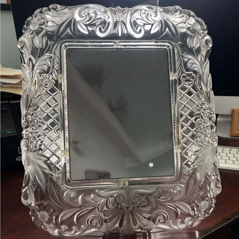 8 x 10 princess house Crystal picture frame